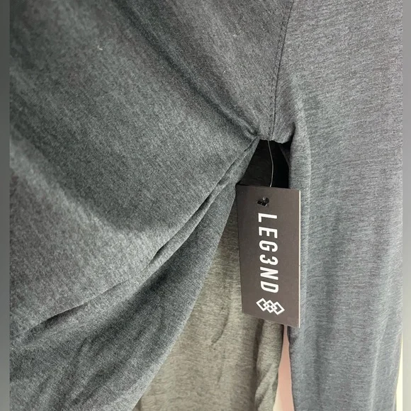 LEG3ND Super Soft Light Weight Stretch Moisture Wicking Long Sleeve 2pc Crews - Picture 5 of 11